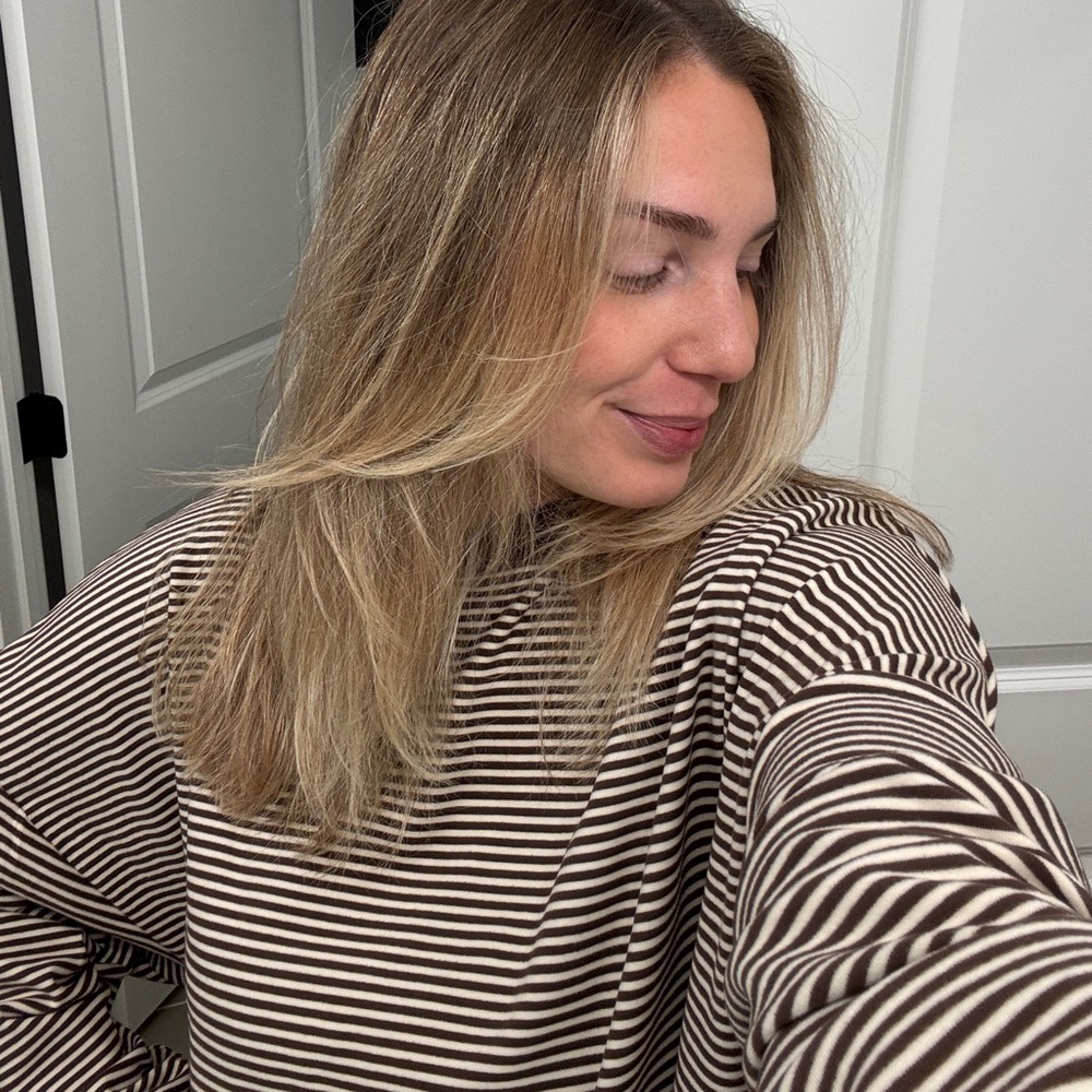 Viral Cutie Everyday Striped Brown Set - Called To Surf